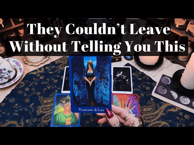 THEY COULDN’T LEAVE WITHOUT TELLING YOU THIS…THIS MESSAGE IS FOR YOU ONLY