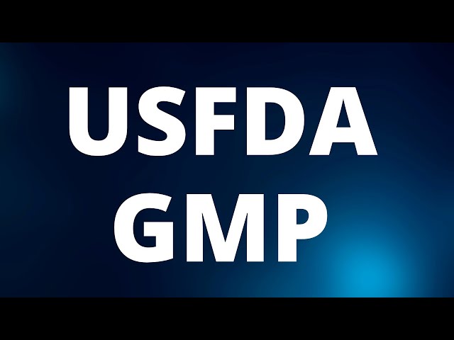 USFDA GMP