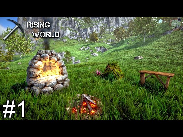 Rising World - Primer Contacto | Supervivencia y Construcción en un Mundo Infinito - Español #1