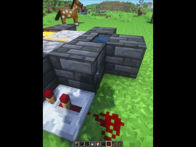 Easy Cobblestone Farm Tutorial #minecraft  #shortvideo  #shorts