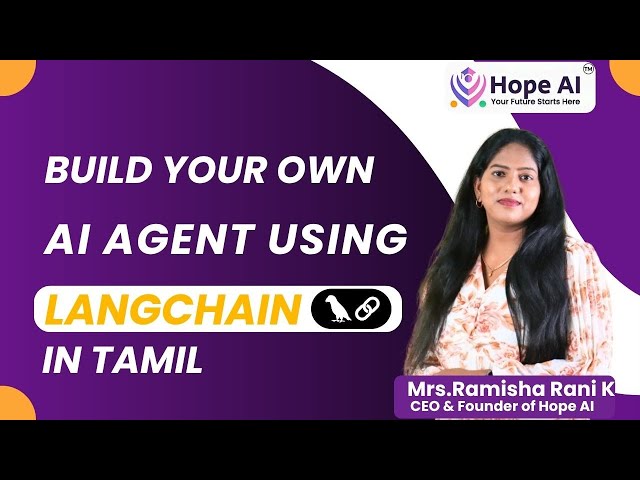 2) LangChain (Agentic AI) - Practical Tutorial #langchain #hopeai