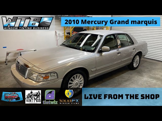 LIVE: Carbon Window Tinting | 2010 Mercury Grand Marquis | Training Class in May