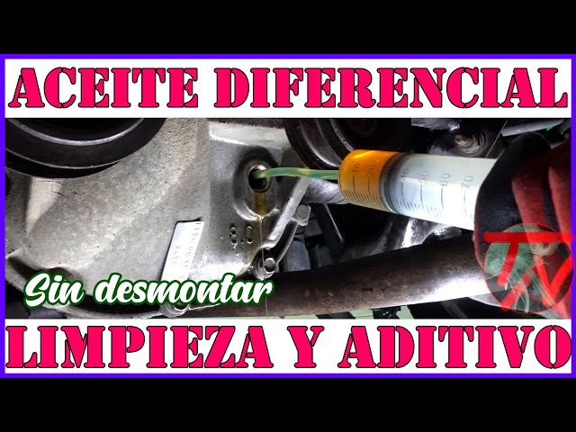 Como LIMPIAR el DIFERENCIAL y CAMBIAR el ACEITE VALVULINA DIFERENCIAL + Aditivo que Baja el Consumo