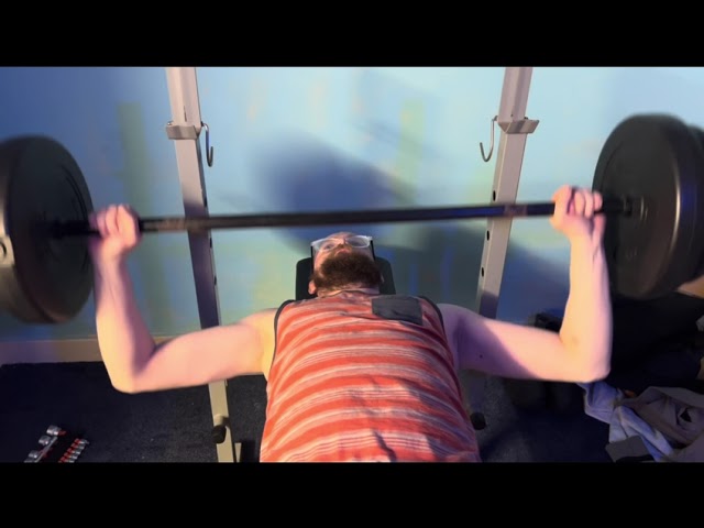 32kg Bench Press it needs working on
