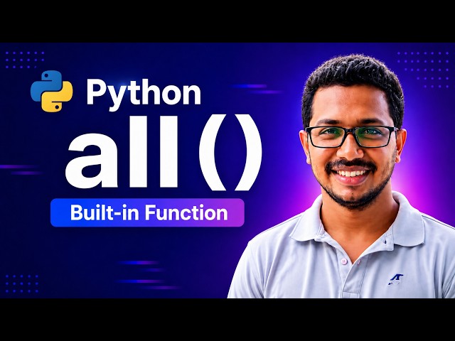 Python all() Function Explained | Truthy, Falsy & Empty Iterable