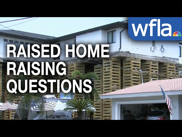 Casa elevada 24 pies en el condado de Pinellas genera dudas en internet