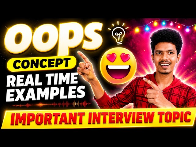 OOPs Concepts in Tamil 🔥 Learn OOPs with Real-Life Examples
