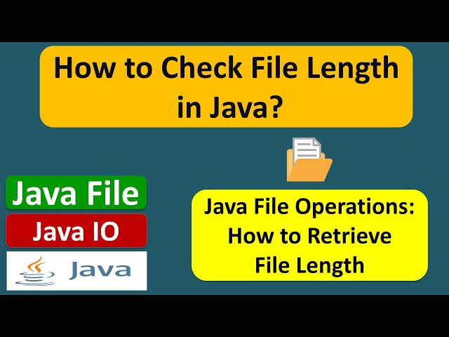 How to Check File Length in Java? | Java File | Java IO | Java Tutorial