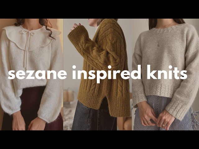 🌷 10 SPRING knitting patterns to get the Sézane look! with new & upcoming releases ✨