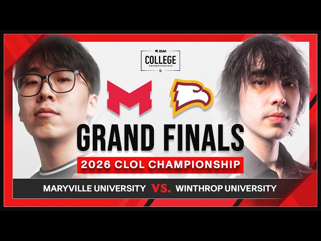 2026 College League of Legends | Grand Finals | Maryville vs Winthrop