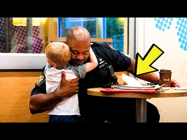 BOY Slips Note to OFFICER at Coffee Shop, Reads It and Did This Next To Save Him