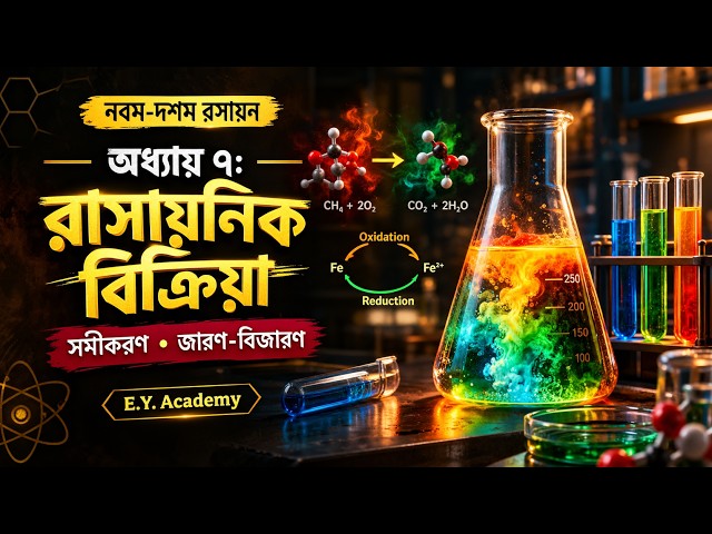 Chapter 7: Chemical Reactions – Types of Reactions, Equations, and Redox | Class 9-10 Chemistry