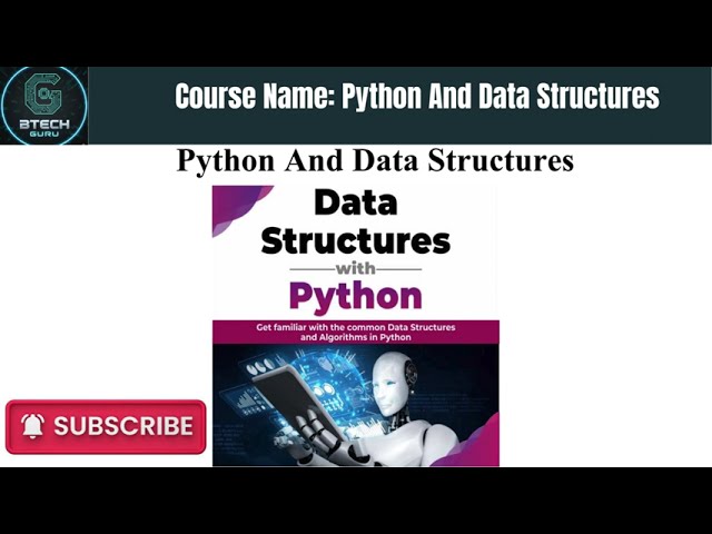 PYTHON AND DATA STRUCTURES INTRODUCTION