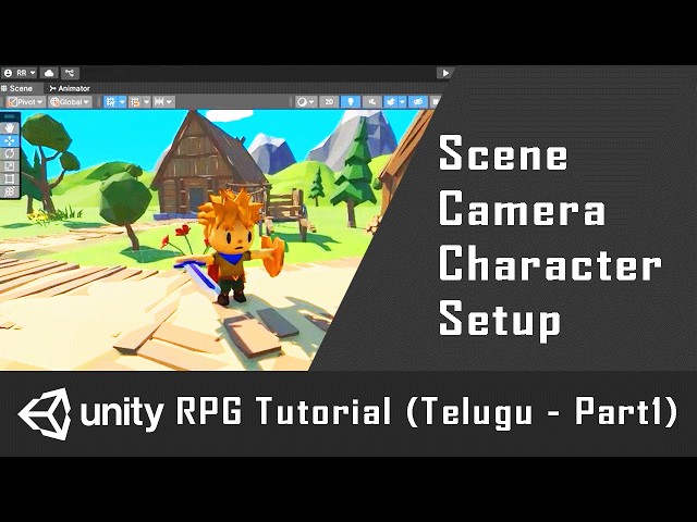 Make an RPG Game in Unity | Project Setup | Tutorial in Telugu Part 1