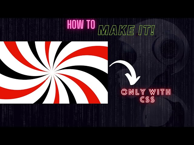 CSS Code | How to make Animated Swirl Background Effects. @