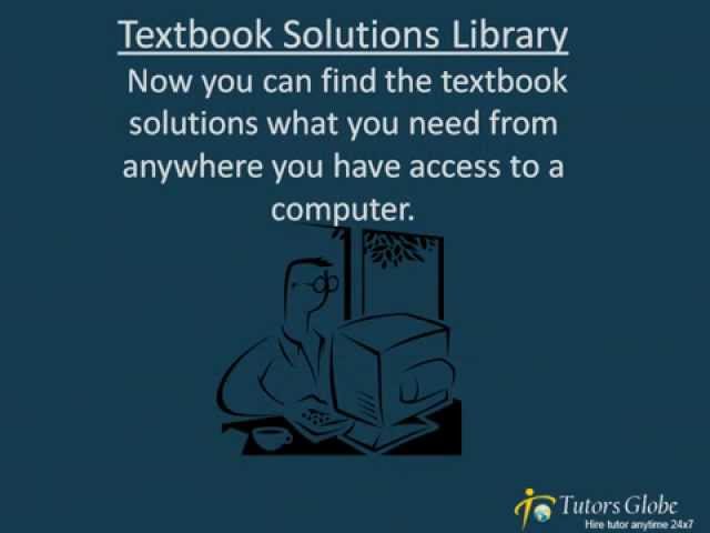 Free Textbook solutions and Solution library at Tutorsglobe