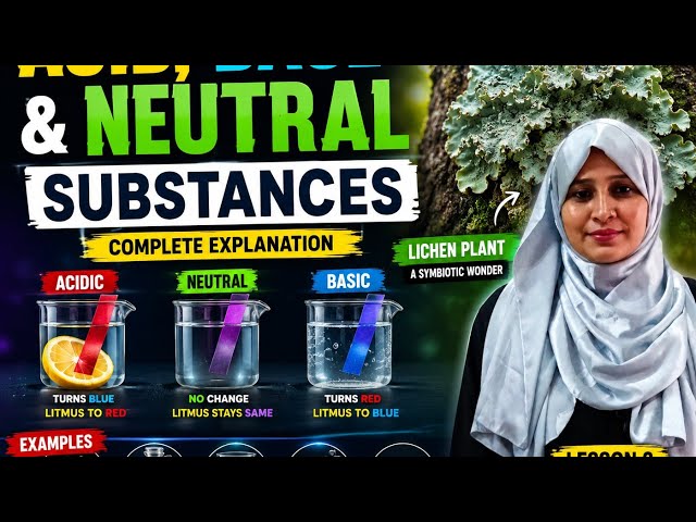 Class 7 Science | Acids, Bases & Litmus Paper Explained with Real-Life Examples
