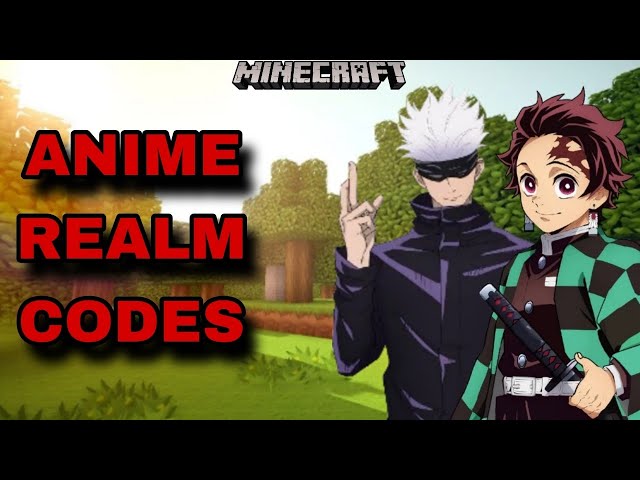 *NEW* BEST ANIME REALM CODES FOR MINECRAFT BEDROCK EDITION!