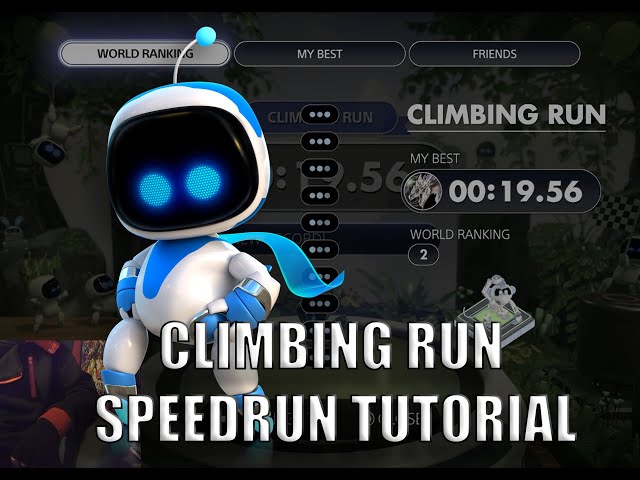 PS5 Astro's Playroom Climbing Run Speedrun Tutorial