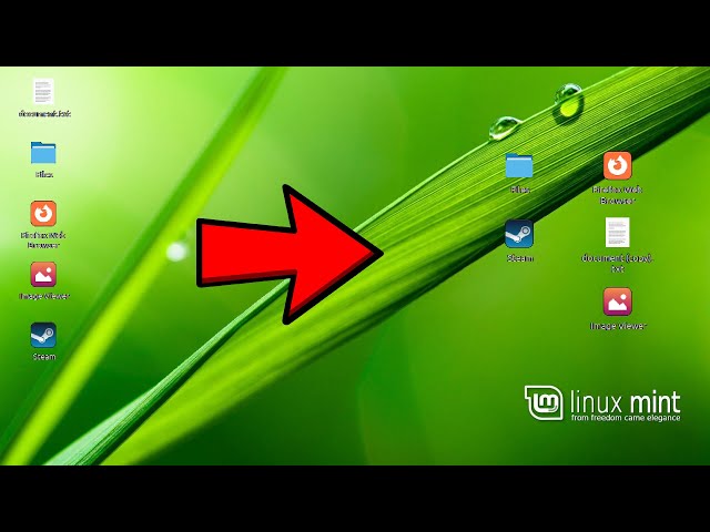 How To Manually Arrange Desktop Icons - Linux Mint Cinnamon (2025)
