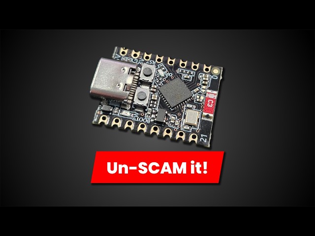 What to do with a scam ESP32 C3 Super Mini?
