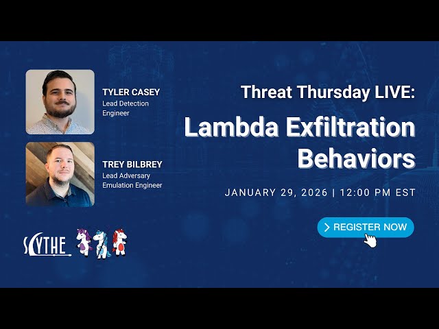 Threat Thursday LIVE: Lambda Exfiltration Behaviors