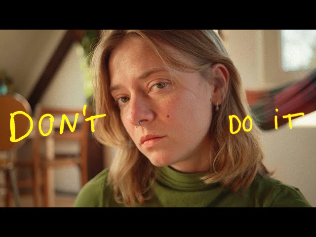Why improving yourself is ruining you