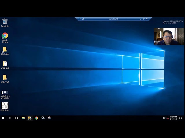CIS 117: How To Find SQL Server if name on SSMS Connection Panel is blank