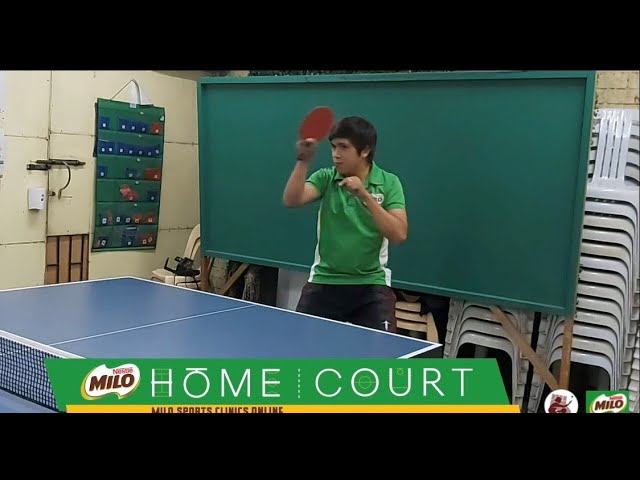 MILO Sports Clinics Online Table Tennis Week 3 (Basic Drilling Exercises)