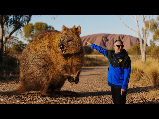 VIERI MEETS THE SMILING QUOKKAS 🇦🇺 | A TRIP TO ROTTNEST ISLAND 🚢🖤💙