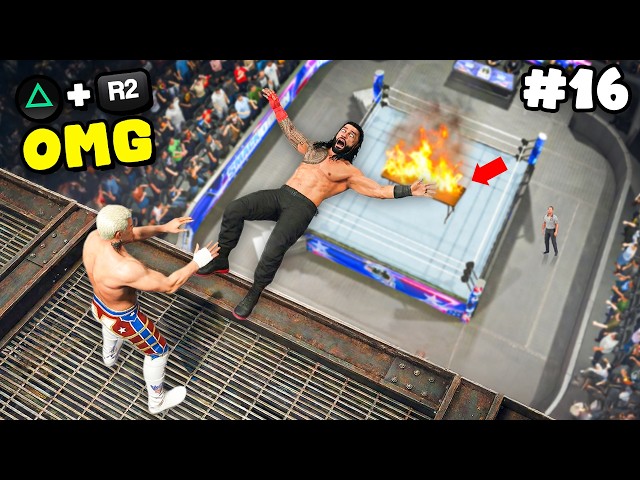 I HIT 50 OMG MOMENTS IN WWE 2K!
