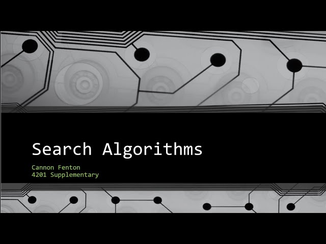 Search Algorithms