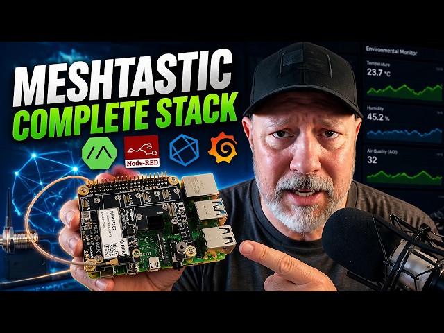 RAKwireless Pi Hat Full Install Tutorial: Meshtastic, Node-RED, Grafana, InfluxDB Stack