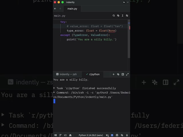 Python 3.14 made THIS simple #coding #learnpython #python