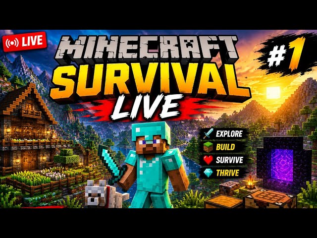 Minecraft live stream 😎#live