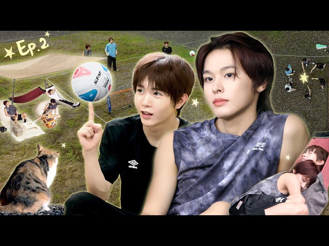 족구했지요〜 배드민턴했지요〜 카레 좋아하지요〜🏸🍛 최고의 저녁.ᐟ.ᐟ | WISH’s Wish in Camp 🏕️ EP.2