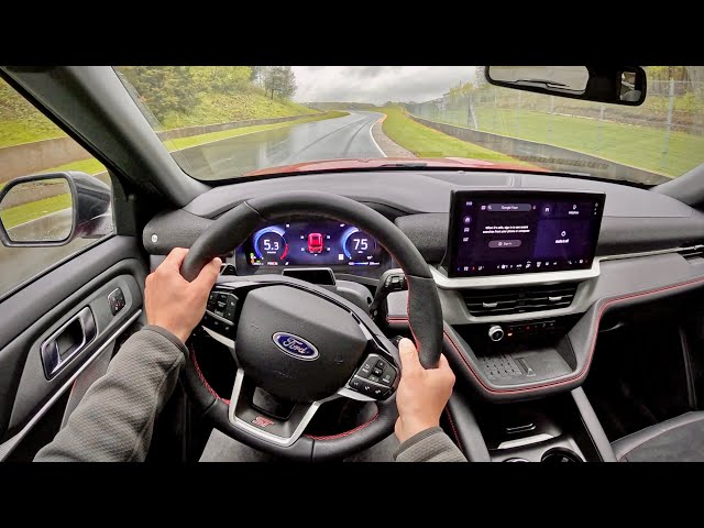Ford Explorer ST 2025: Vista en pista en Road America