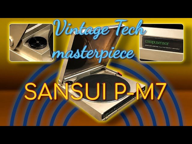 HIGH END Sansui P-M7 Turntable Review & For Sale | Ultimate Vintage Technology | Call: 7814782002