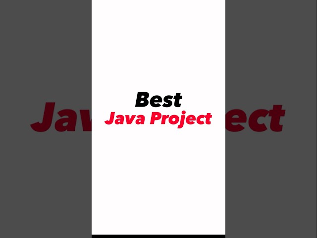 Java Projects learn in hindi #shorts #javaproject #programming #software