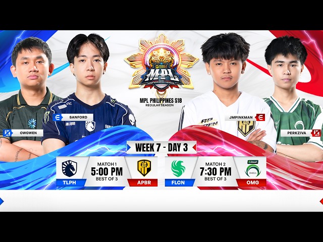 🔴 LIVE | MPL PH S18 | ENGLISH - Week 7 Day 3