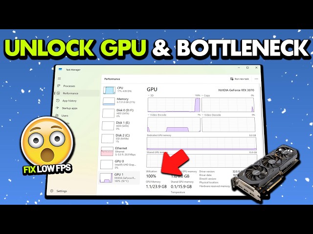 Low GPU Usage in Games? Fix CPU Bottlenecks & Boost FPS