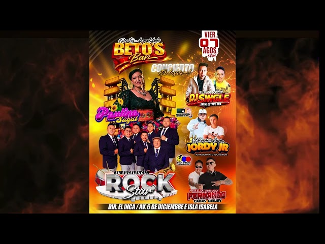 DJFERNANDO CABAS  - AGOSTO 2026 -BETO'S BAR DISCOTECA  ANIMACION XTERMINADOR ( LATIN BROTHERS)