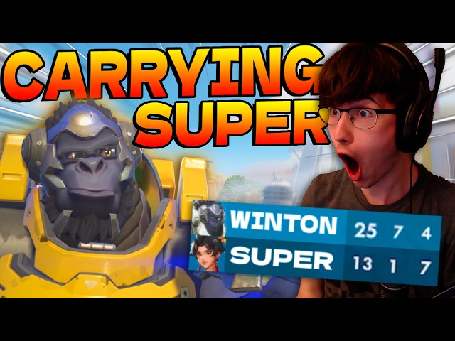 Carrying SuperTF with Winston | Overwatch