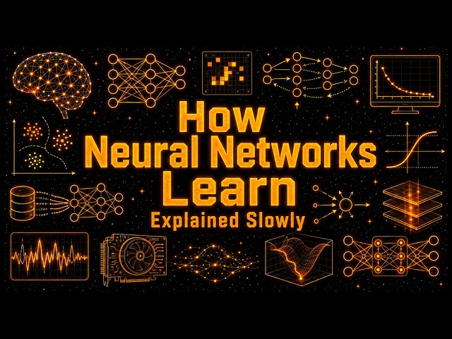 Literally Everything About How Neural Networks Learn Explained Slowly (For Sleep)