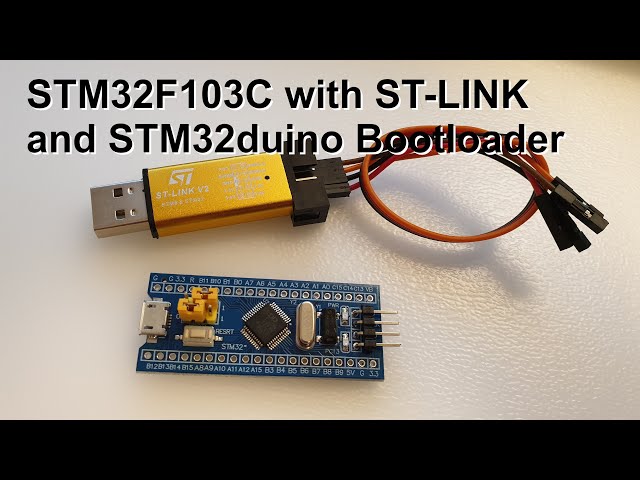 STM32F103C with ST-Link and STM32duino, simplified!