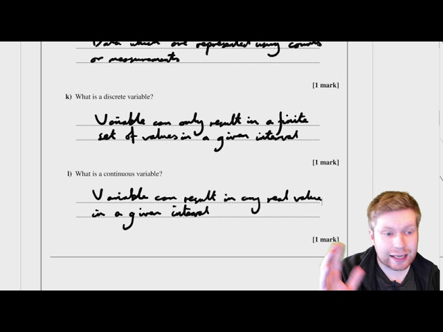 Statistics Homework Theme 1 - Representing Data