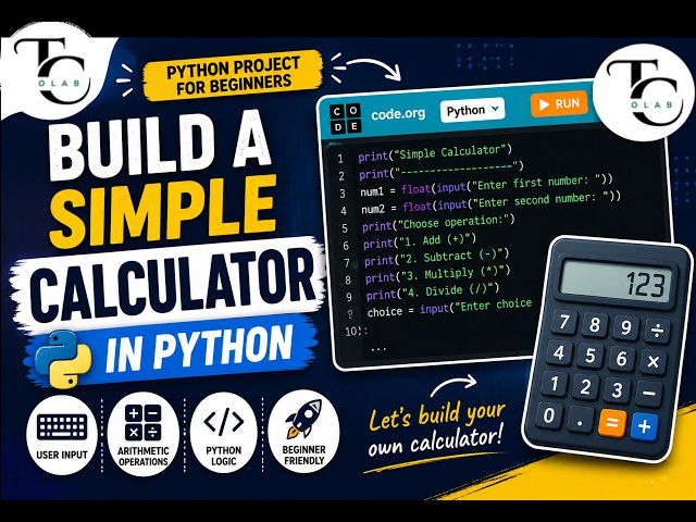 Build a Simple Calculator in Python | Python for Beginners