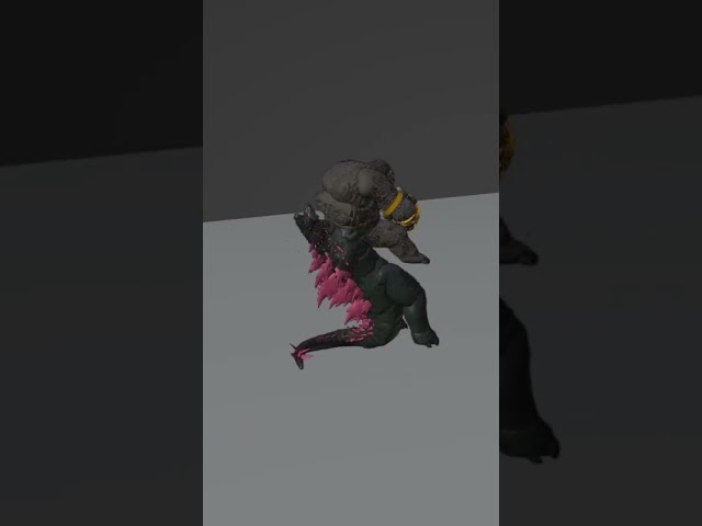 Evolved Godzilla 2024 Vs Kong 2024 Animation! | Kaiju Revolution Roblox #roblox #godzilla