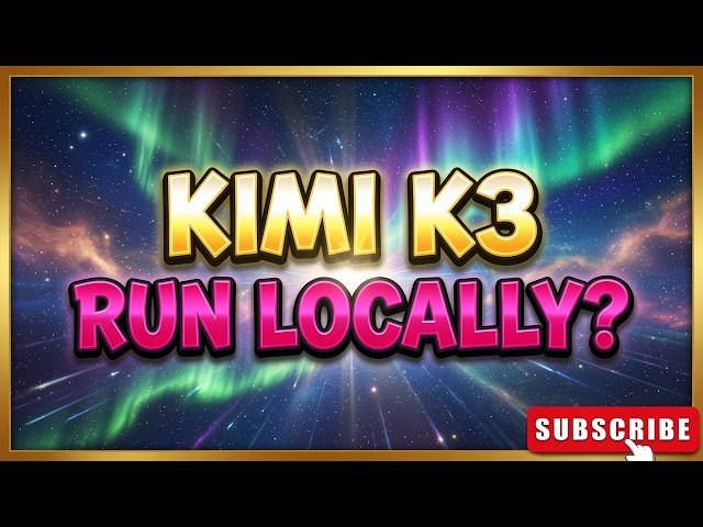 How to Run Kimi K3 Locally (3 Ways)
