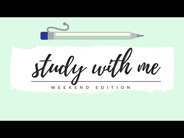 Study With Me on the Weekend | Chemistry, Math & Biology | studytee